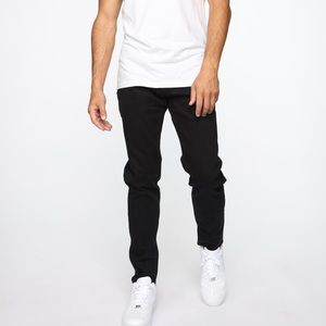 Crosby Slim Tapered Jeans- Black